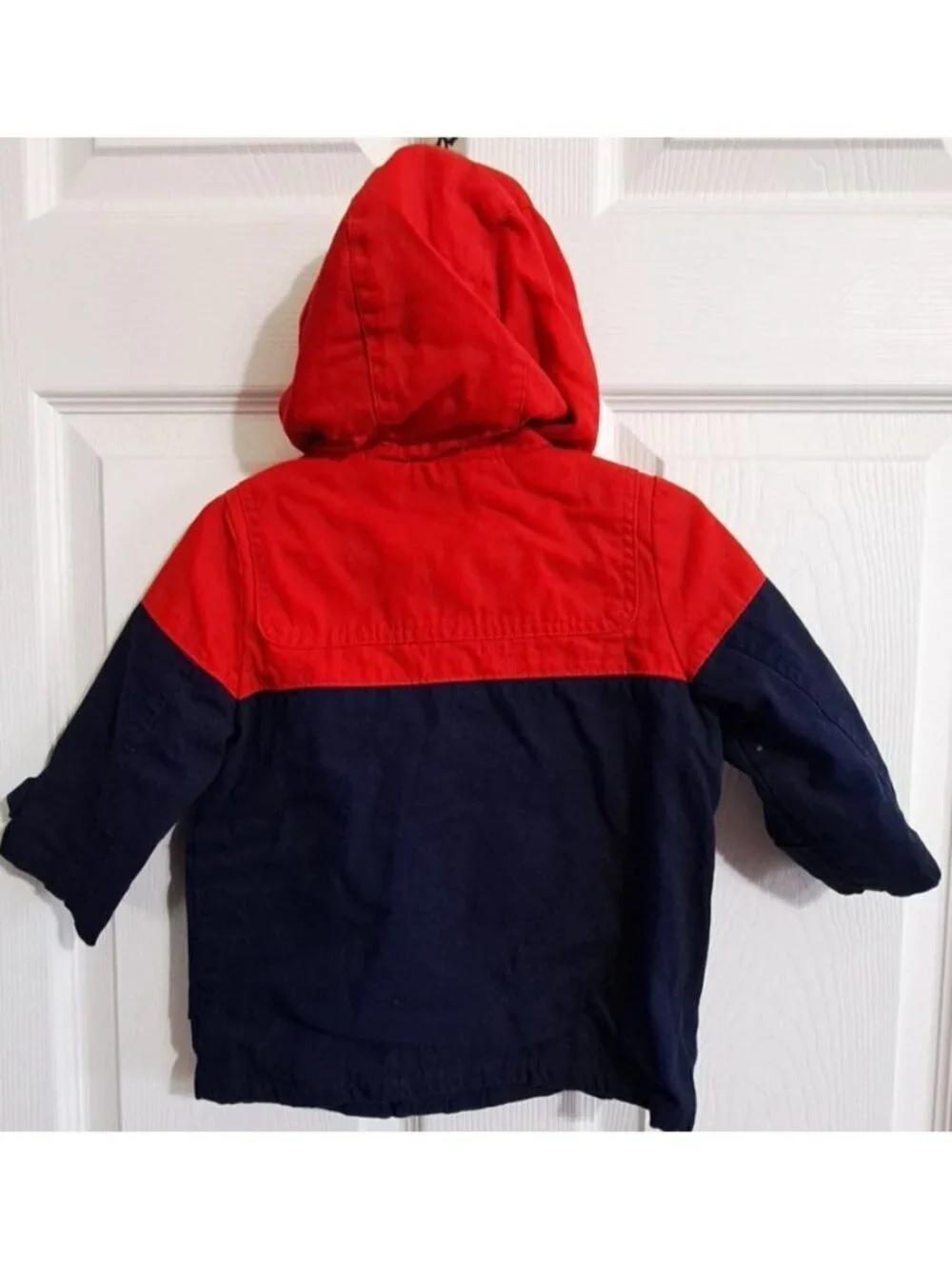 Janie And Jack 6-12 Months Hooded Jacket Zip And Toggle Closure Lightweight